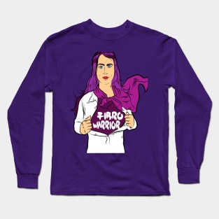 Fibro Warrior Woman Long Sleeve T-Shirt